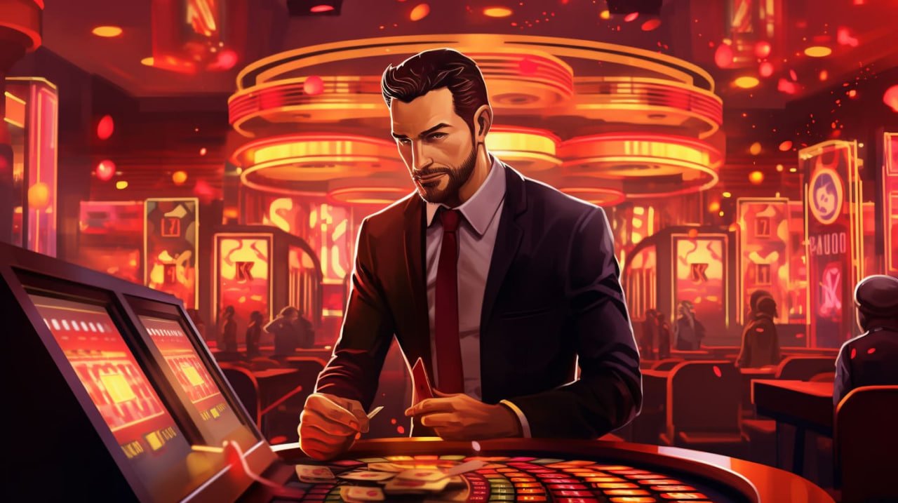 Ilustrasi pasang taruhan sportsbook dan casino di roko11 dengan perangkat mobile di tangan
